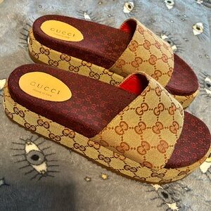 Gucci platform sandals